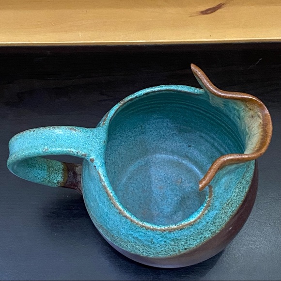 Fabrile Studios Big Bear CA Pottery 6.5”Pitcher Vase - Picture 5 of 15